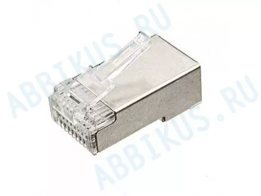 RJ45 (TP-8P8C) STP RJ раъём с экраном на витую пары