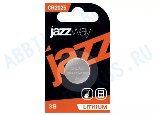 Элементы питания  CR2025  JAZZway, Bl-1