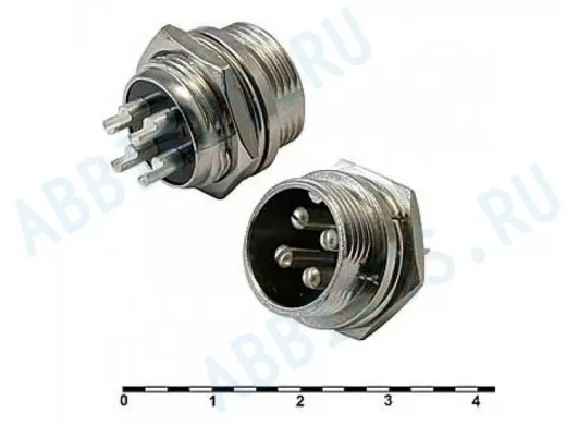 GX16M-4B Цилиндрические малогабаритные SZC РАЗЪЕМЫ