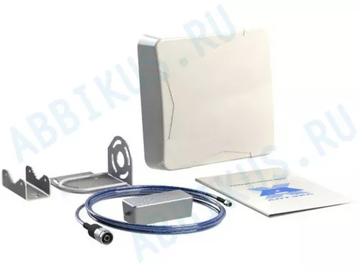 Антенный комплект 800 4G,900 GSM,1800 4G,2100 3G,2600 4G  №7 эконом  (NITSA-5F+адаптер AXA-3000) 1хF