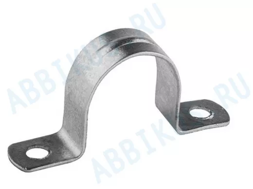 Скоба (клипса) металлическая 2-х лапковая с внутр. d 14-15 мм (100шт) TDM SQ0409-0013