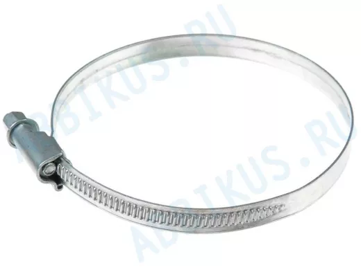 Хомут червячный цинк  70-90 мм  