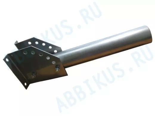 Кронштейн для прожектора "КОБРА-3 СЕРЕБРИСТЫЙ" настенный с наклоном, вылет 0,35м, диаметр 51мм