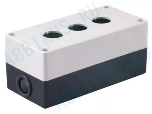 Корпус КП103 для кнопок 3места белый TDM SQ0705-0003