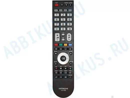 Телевиз. пульт  Hitachi CLE-999 = 993, 994 "PLT-141571" (TV-LED)