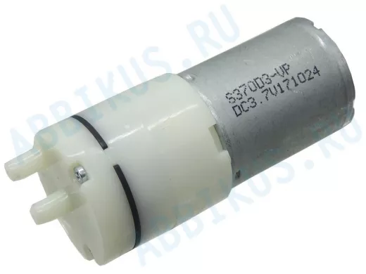 Насос воздушный "mini". вх d=5мм, вых=4.3мм, Uупр =3,7-5V/0,36А, 65х27мм