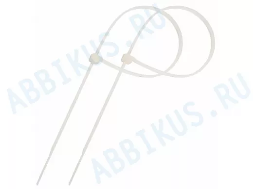 200х4,0мм кабельный хомут (стяжка нейлонoвая) nylon белая (100 шт) Proconnect
