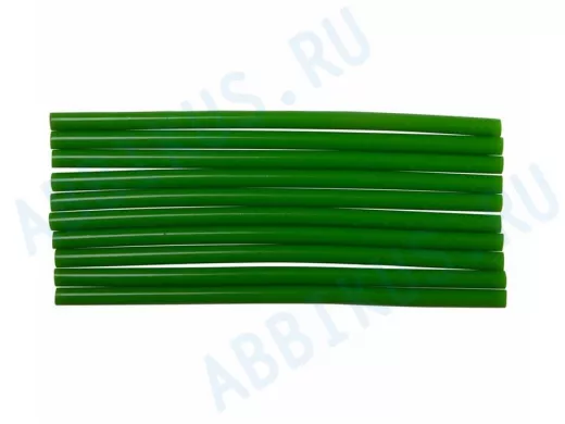 Клеевые стержни, диаметр 11,3мм, длина 270мм, Зеленый, REXANT цена за 1 стержень