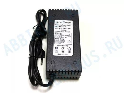 Блок питания 12,6V-5,0A для зарядных устройств Li-Ion аккумуляторов (шт 2,5х5,5мм)