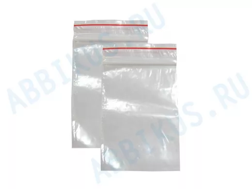 Пакет с защёлкой (замком)   60х80мм "PKT-16691", грипперы с застёжкой Zip-Lock (100шт) (цена за 1шт)