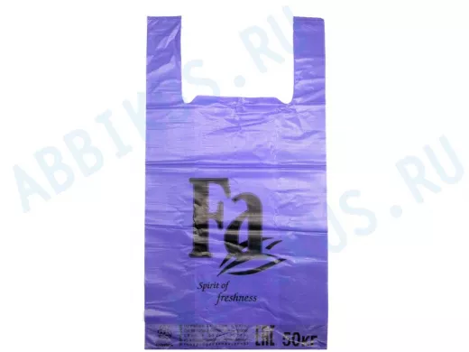 Пакет майка ПНД 30х16х57 30мкм FA фиолетовая (200шт./уп) (цена за 1шт)