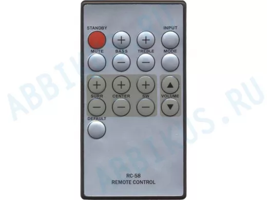 Пульт BBK RC-58 "PLT-17247" Акустическая с-ма, как оригинал ic