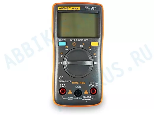 Мультиметр TrueRMS Aneng AN8001