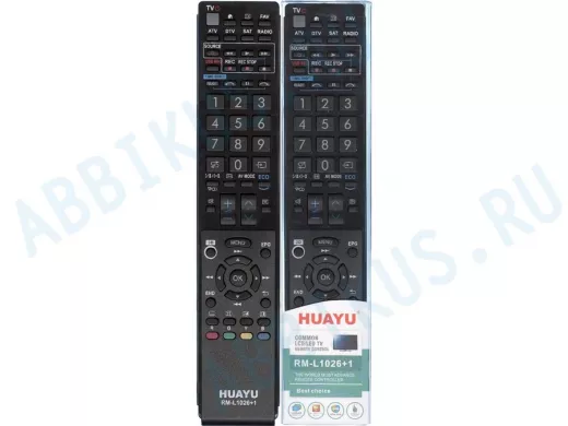 Телевиз. пульт HUAYU (for SHARP) RM-L1026  в корпусе GA841WJSA  универсальный для LCDTV