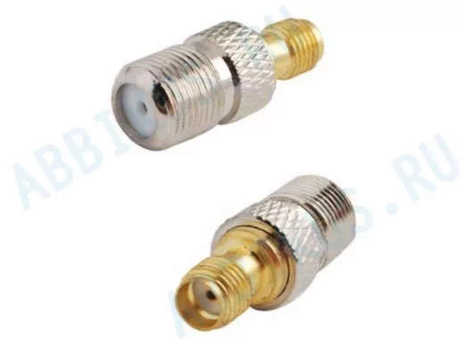 Переходник SMA (female, гнездо) - F (female, гнездо)