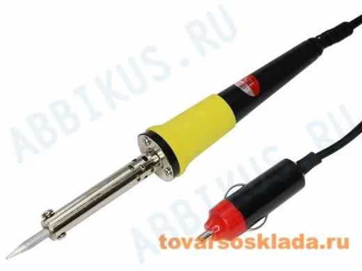 Паяльник  40Вт 12Вольт "PLK-18316" со штекером прикуривателя автомобиля