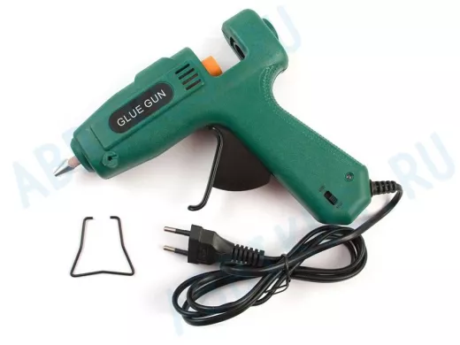 Пистолет клеевой с переключателем мощности. Мощность 40 - 80 Вт. Двойной блистер