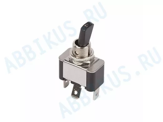 Тумблер 12V 30А (3c) ON-OFF однополюсный  с синей LED подсветкой  REXANT