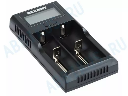 Зарядное устройство для аккумулятора 2-а АКБ с жк дисплеем Rexant i2 универсальное
