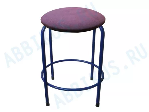 Табурет с подставкой для ног и полкой 