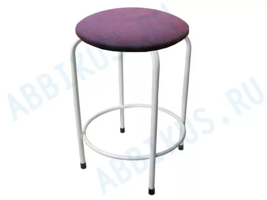 Табурет с подставкой для ног и полкой 