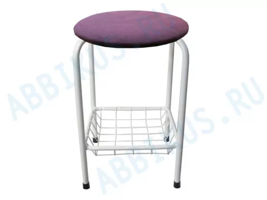 Табурет с подставкой для ног и корзинкой для вещей 