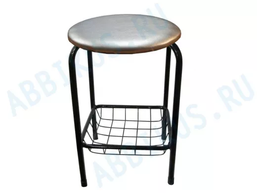 Табурет с подставкой для ног и корзинкой для вещей 