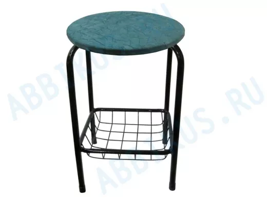 Табурет с подставкой для ног и корзинкой для вещей 