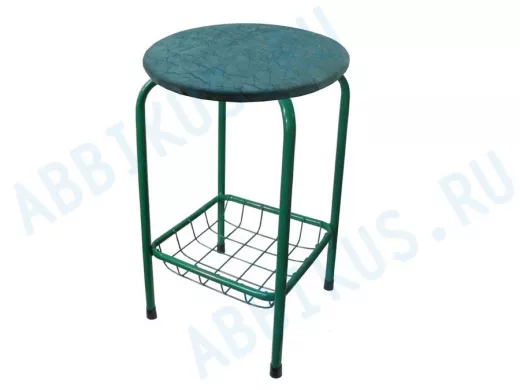 Табурет с подставкой для ног и корзинкой для вещей 