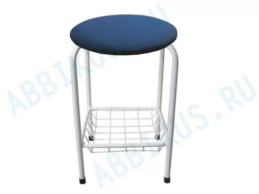 Табурет с подставкой для ног и корзинкой для вещей 