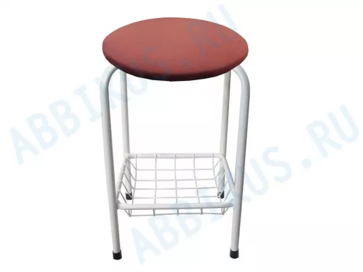 Табурет с подставкой для ног и корзинкой для вещей 