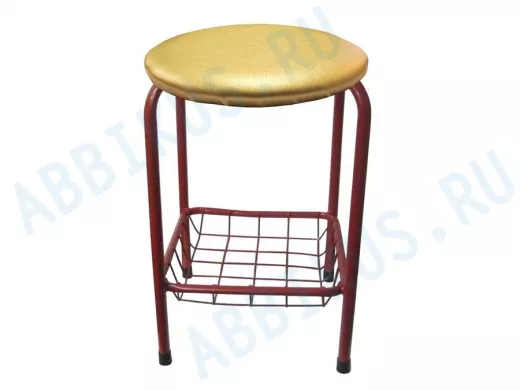 Табурет с подставкой для ног и корзинкой для вещей 