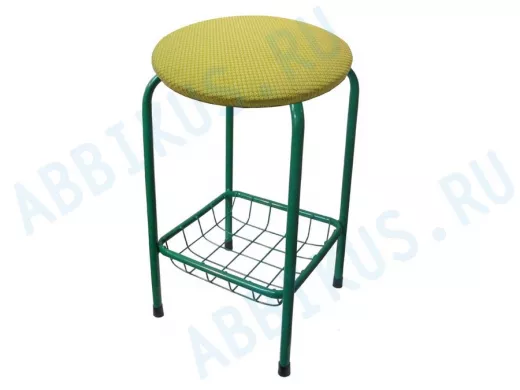 Табурет с подставкой для ног и корзинкой для вещей 