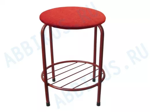 Табурет с подставкой для ног и полкой 