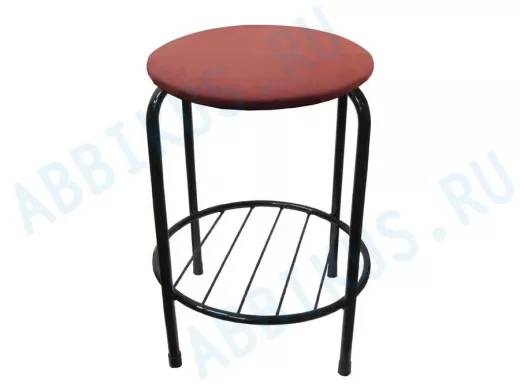 Табурет с подставкой для ног и полкой 