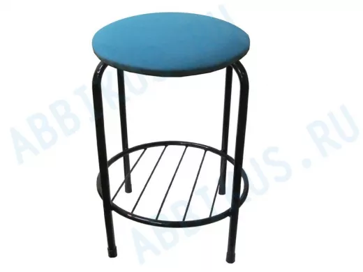 Табурет с подставкой для ног и полкой 