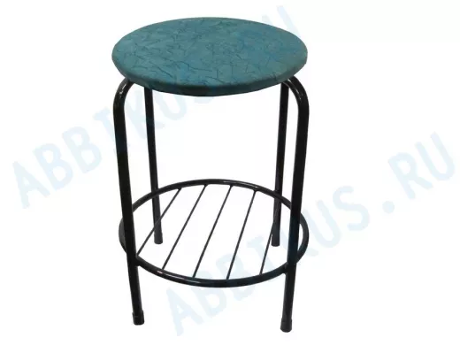 Табурет с подставкой для ног и полкой 