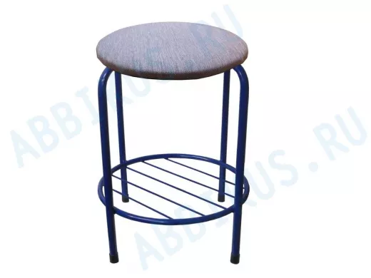 Табурет с подставкой для ног и полкой 