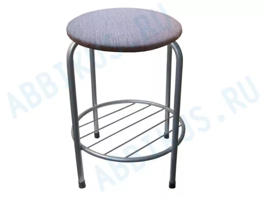 Табурет с подставкой для ног и полкой 