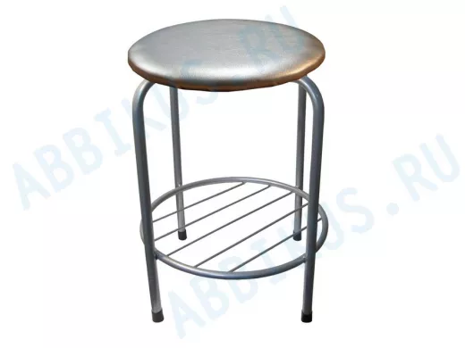 Табурет с подставкой для ног и полкой 