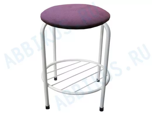 Табурет с подставкой для ног и полкой 