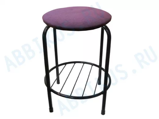 Табурет с подставкой для ног и полкой 