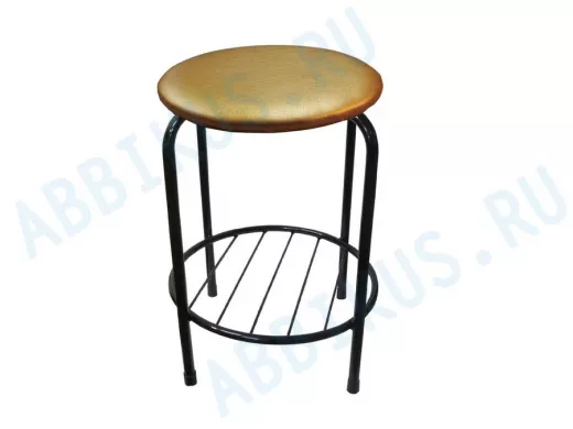 Табурет с подставкой для ног и полкой 