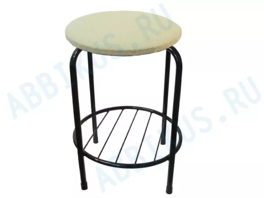 Табурет с подставкой для ног и полкой 