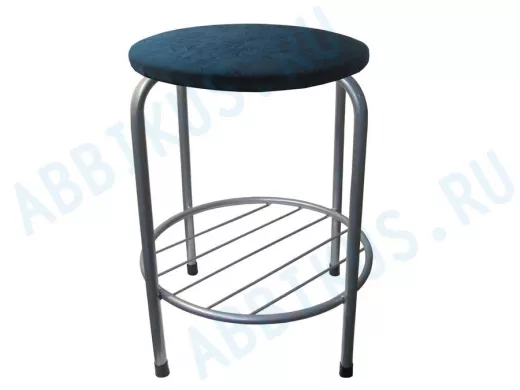 Табурет с подставкой для ног и полкой 