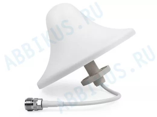 Антенна   5дБ потолочная 800 4G,900GSM,1800,2100 3G,2600 4G,Wi-Fi "ABBIKUS-20599" разъём 1хN female