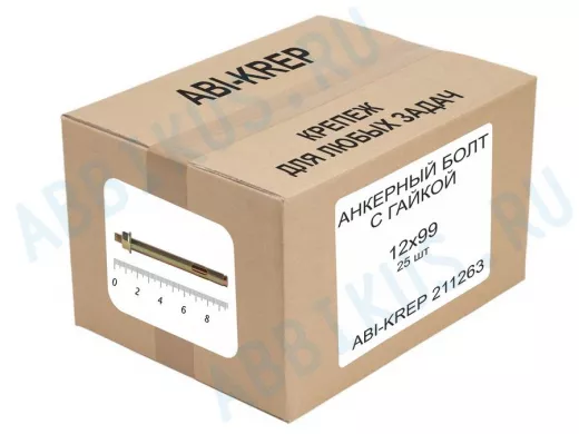 Анкерный болт с гайкой 12х 99 ( 25шт) 