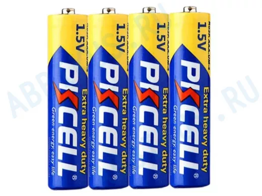 Солевой элемент питания PKCELL R03P-4S-4 тип - AAА 4 шт пленка, цена за 4шт