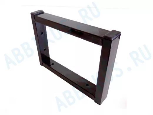 Кронштейн для полок, высота 15см, один уровень, вылет 21см, 4 отв., черный 