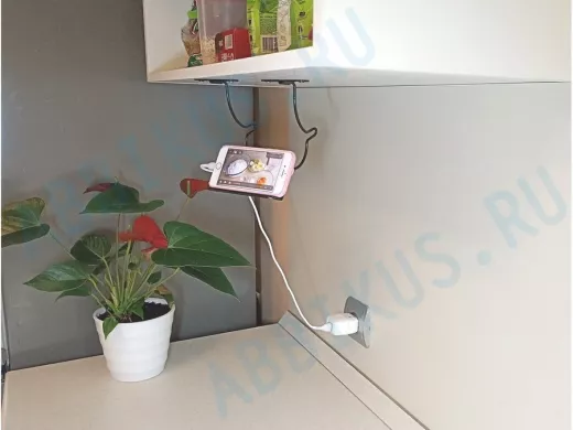 Стальной прочный держатель телефона под кухонный шкаф 